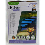 Solar-Gartenpfahl-Set Aktive Kunststoff 13,5 x 46 x 13,5 cm (4 Stück)