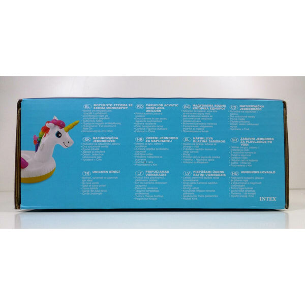 Einhorn Luftmatratze Intex 201 x 97 x 140 cm (4 Stück)