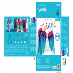 Luftmatratze Intex Colette Miller Mit Griffen Engelsflügel 251 x 160 cm (4 Stück)