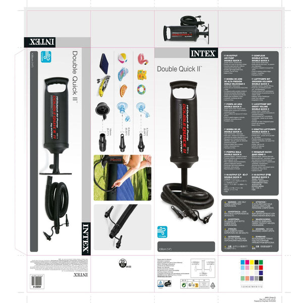 Luftpumpe Intex Double Quick II (4 Stück)