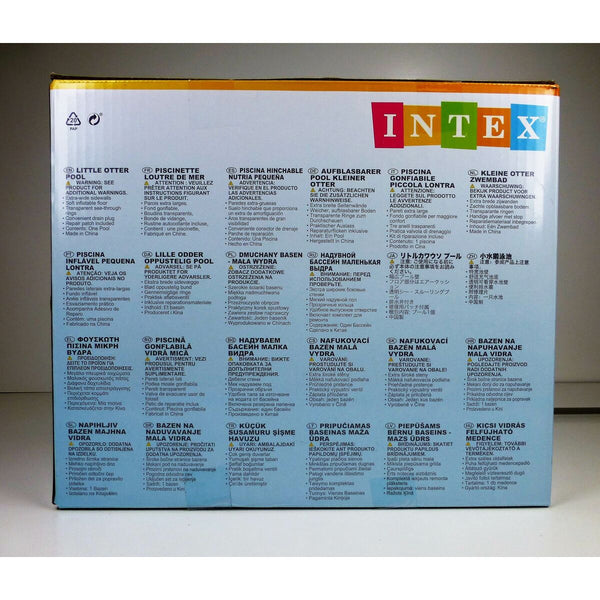 Aufblasbares Planschbecken für Kinder Intex Wassermann 360 L 152 x 56 x 152 cm (3 Stück)