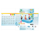 Aufblasbarer Pool Intex Blau Weiß Blau/Weiß 540 L 203 x 48 x 152 cm (3 Stück)