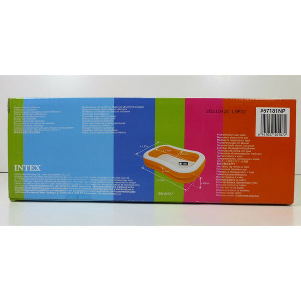 Aufblasbarer Pool Intex Mandarin Orange 600 L 229 x 48 x 152 cm (3 Stück)