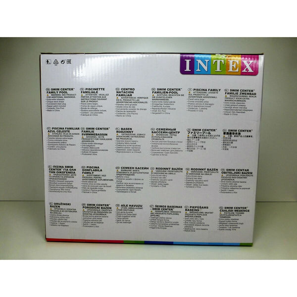 Aufblasbarer Pool Intex Blau 1250 L 229 x 56 x 229 cm (2 Stück)