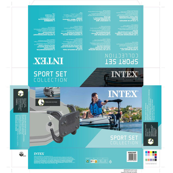 Motor-Halter Intex MARINER/EXCURSION/SEAHAWK/CHALLE Aufblasbarer Boot 3 Stück