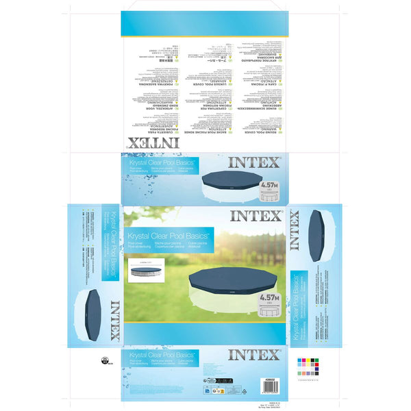Poolabdeckung Intex 28032 Ø 457 cm 457 x 25 x 457 cm