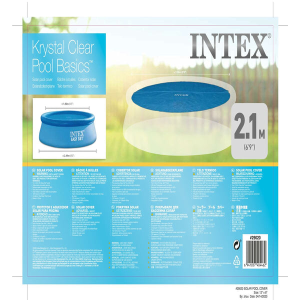 Poolabdeckung Intex 29020 EASY SET Ø 244 cm 206 x 206 cm