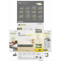 Luftmatratze Intex 152 x 25 x 203 cm (3 Stück)