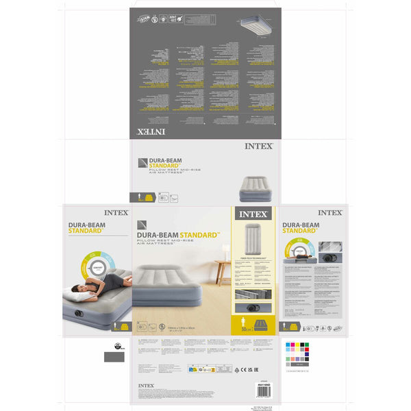 Luftmatratze Intex 99 x 30 x 191 cm (3 Stück)
