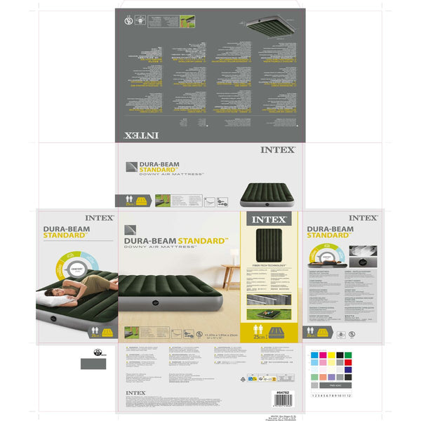 Luftmatratze Intex 137 x 25 x 191 cm (3 Stück)