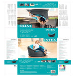 Aufblasbarer Sessel Intex EMPIRE 112 x 69 x 109 cm (3 Stück)