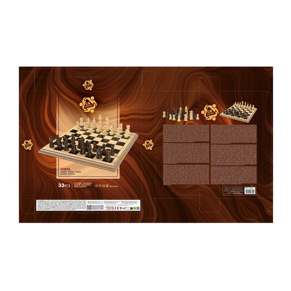 Schach CB Games Holz (4 Stück)