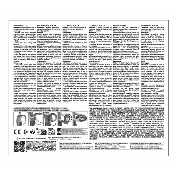 Zweiteiliges Fußballtor-Set Aktive 120 x 80 x 80 cm (2 Stück)