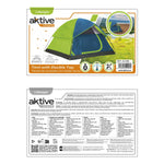 Zelt Aktive 4 menschen 240 x 130 x 210 cm (2 Stück)