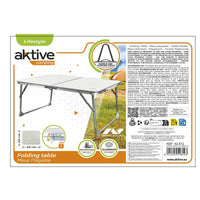 Table Klapptisch Aktive Creme 60 x 25 x 40 cm (4 Stück)