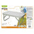 Table Klapptisch Aktive Violett 56 x 24 x 34 cm (6 Stück)