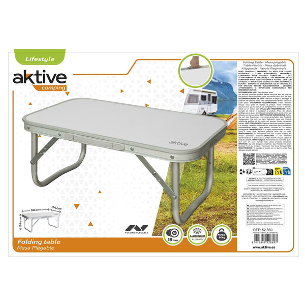 Table Klapptisch Aktive Violett 56 x 24 x 34 cm (6 Stück)