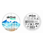 Klappstuhl mit Kopfstütze Aktive Blau 55 x 86 x 66 cm (2 Stück)