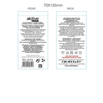 Gepolsterte Campingstuhl Aktive Gestreift Weiß Marineblau 46 x 101 x 59 cm (4 Stück)