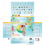 Schwimmreifen Intex Verblasster Effekt Ø 122 cm 122 x 122 cm (6 Stück)