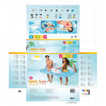 Luftmatratze Intex Double Zahle 8 Ø 44 cm 198 x 117 cm (6 Stück)