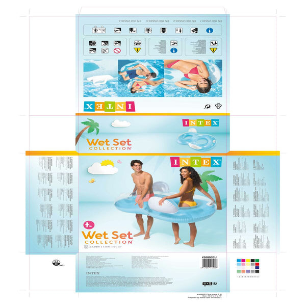 Luftmatratze Intex Double Zahle 8 Ø 44 cm 198 x 117 cm (6 Stück)