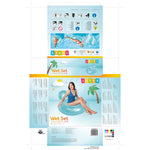 Aufblasbarer Sessel fürs Schwimmbad Intex rund 137 x 122 cm