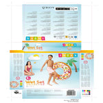 Schwimmreifen Intex Donut Weiß 114 x 25 x 114 cm (12 Stück)