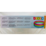 Aufblasbares Planschbecken für Kinder Intex Regenbogen Ringe 63 L 86 x 25 x 86 cm (12 Stück)