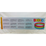 Aufblasbares Planschbecken für Kinder Intex Regenbogen Ringe 63 L 86 x 25 x 86 cm (12 Stück)