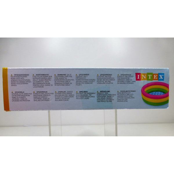 Aufblasbares Planschbecken für Kinder Intex Sunset Glow Ringe 28 L 61 x 22 x 61 cm (12 Stück)