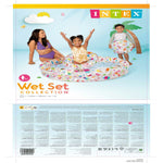 Aufblasbares Planschbecken für Kinder Intex Tropical Ringe 150 l 122 x 25 cm (12 Stück)