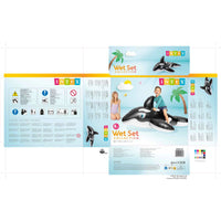 Aufblasbare Figur für Pool Intex Wal 193 x 76 x 119 cm (6 Stück)