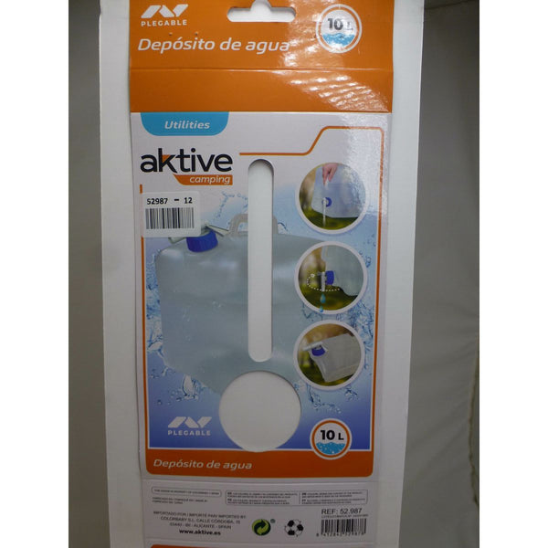 Wasserflasche Aktive Polyäthylen 10 L 22 x 26 x 22 cm (12 Stück)