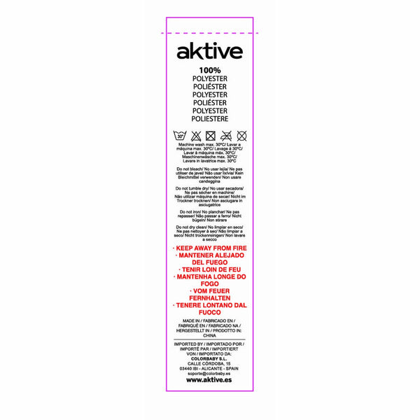 Rechteckiges Sonnensegel Aktive Grau 200 x 0,5 x 300 cm rechteckig (6 Stück)