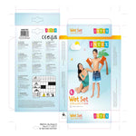 Schwimmflügel Intex Neon Rot 30 x 15 cm (36 Stück)