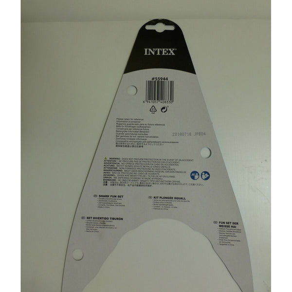 Kinder-Tauchbrille mit Schnorchel Intex Hai (6 Stück)