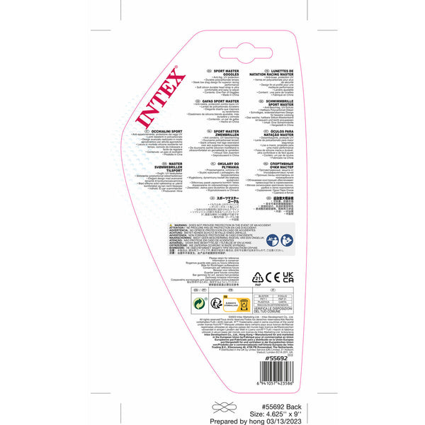 Schwimmbrille Intex Pro Master (12 Stück)