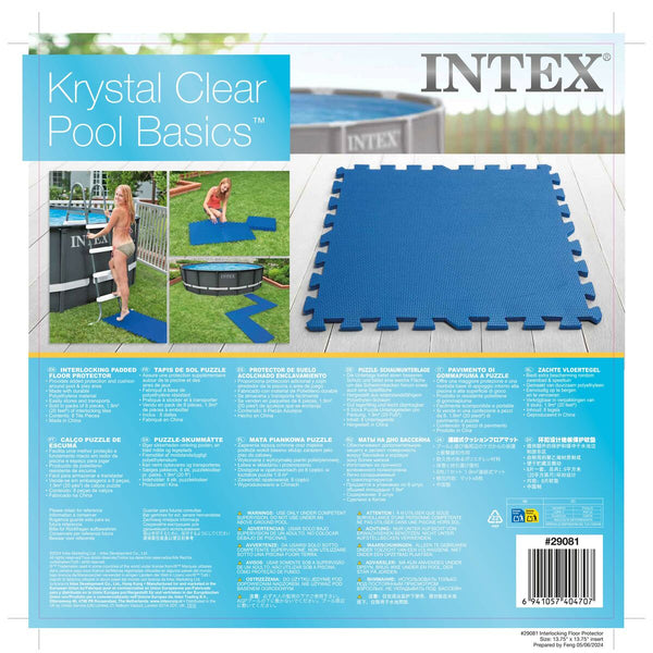 Schutzplane Intex 50 x 1 x 50 cm (6 Stück)