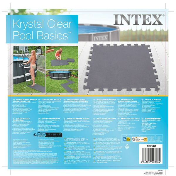 Schutzplane Intex Grau 100 x 0,5 x 200 cm (12 Stück)