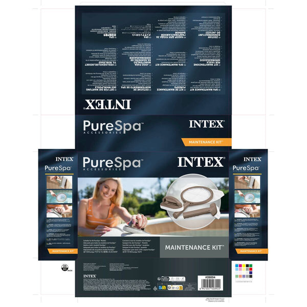 Wartungssatz Intex 28004 37 x 21 x 23 cm (6 Stück)