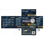 Pool-Leuchte Intex 28503 12 x 12 x 6,5 cm Bunt (8 Stück)