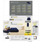 Luftmatratze Intex CLASSIC DOWNY 76 x 25 x 191 cm (6 Stück)