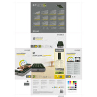 Luftmatratze Intex 76 x 25 x 191 cm (6 Stück)