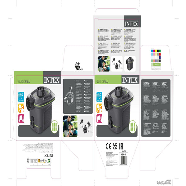Elektrische Luftpumpe Intex Quick FIll (6 Stück)