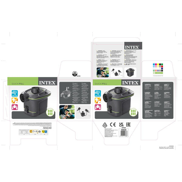 Elektrische Luftpumpe Intex Quick FIll (6 Stück)