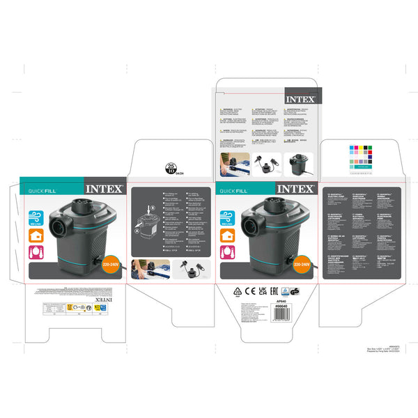 Elektrische Luftpumpe Intex Quick Fill Umkehrbar 220-240 V (6 Stück)