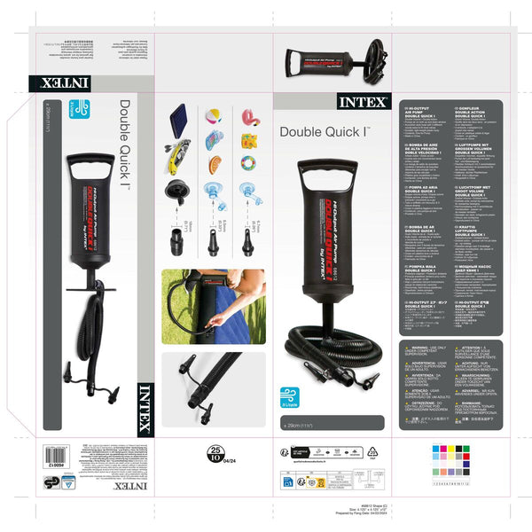 Luftpumpe Intex Double Quick I (12 Stück)