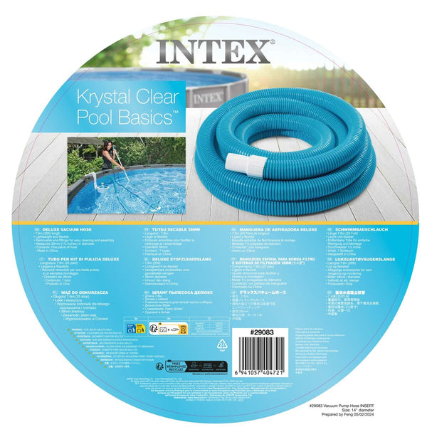 Schlauch Intex Schwimmbad 1-1/2" 760 cm Ø 38 mm (6 Stück)