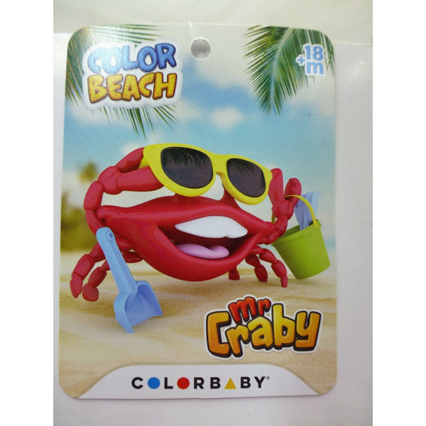 Strandspielzeuge-Set Colorbaby MR CRABY CONSTRUCTION Polypropylen (12 Stück)